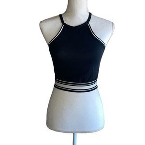 Heart & Hips Black Crop Top